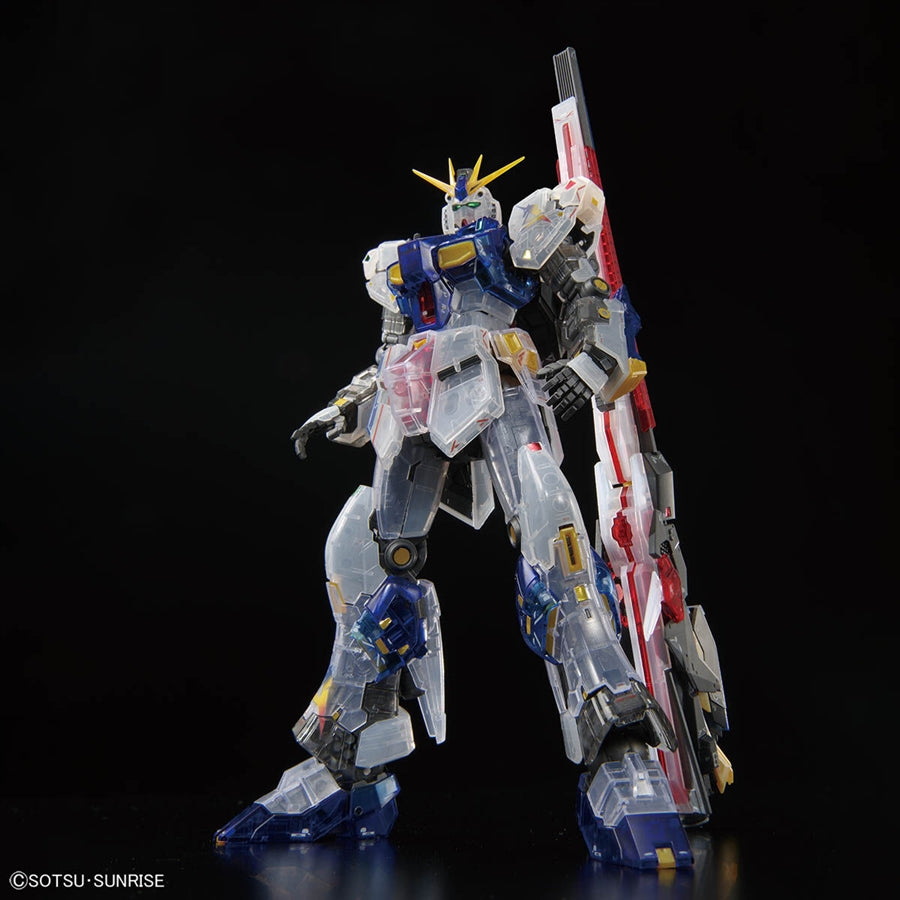 THE GUNDAM BASE LIMITED RG RX-93ff NU GUNDAM [CLEAR COLOR] [SIDE-F FUKUOKA LIMITED]