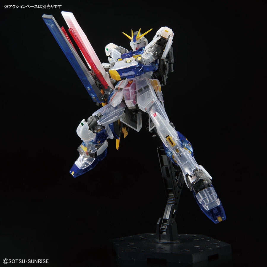 THE GUNDAM BASE LIMITED RG RX-93ff NU GUNDAM [CLEAR COLOR] [SIDE-F FUKUOKA LIMITED]