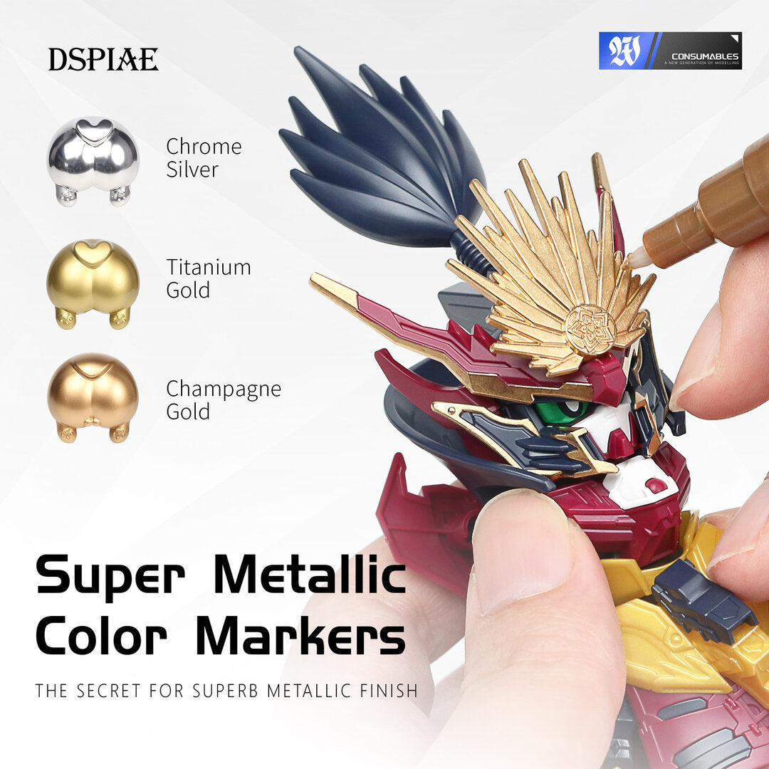 DSPIAE MKS-SERIES Ölbasierte Super Metallic Color Marker