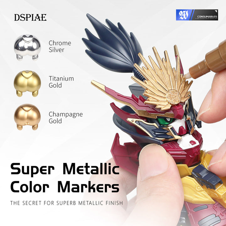 DSPIAE MKS-SERIES Ölbasierte Super Metallic Color Marker