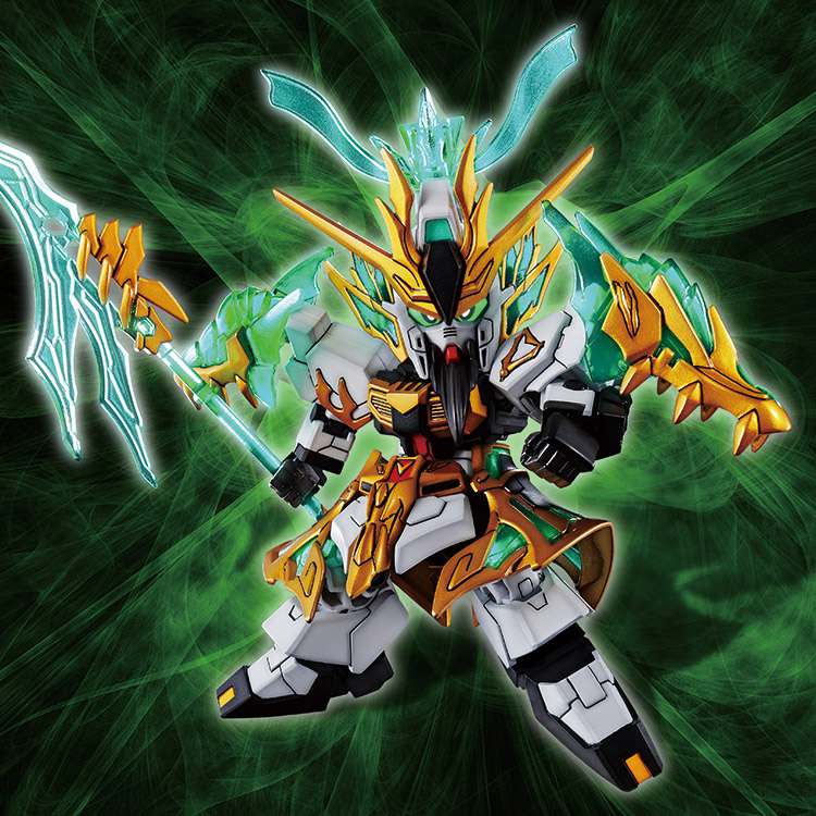 SD THREE KINGDOMS GUAN YU YUN CHANG NU GUNDAM