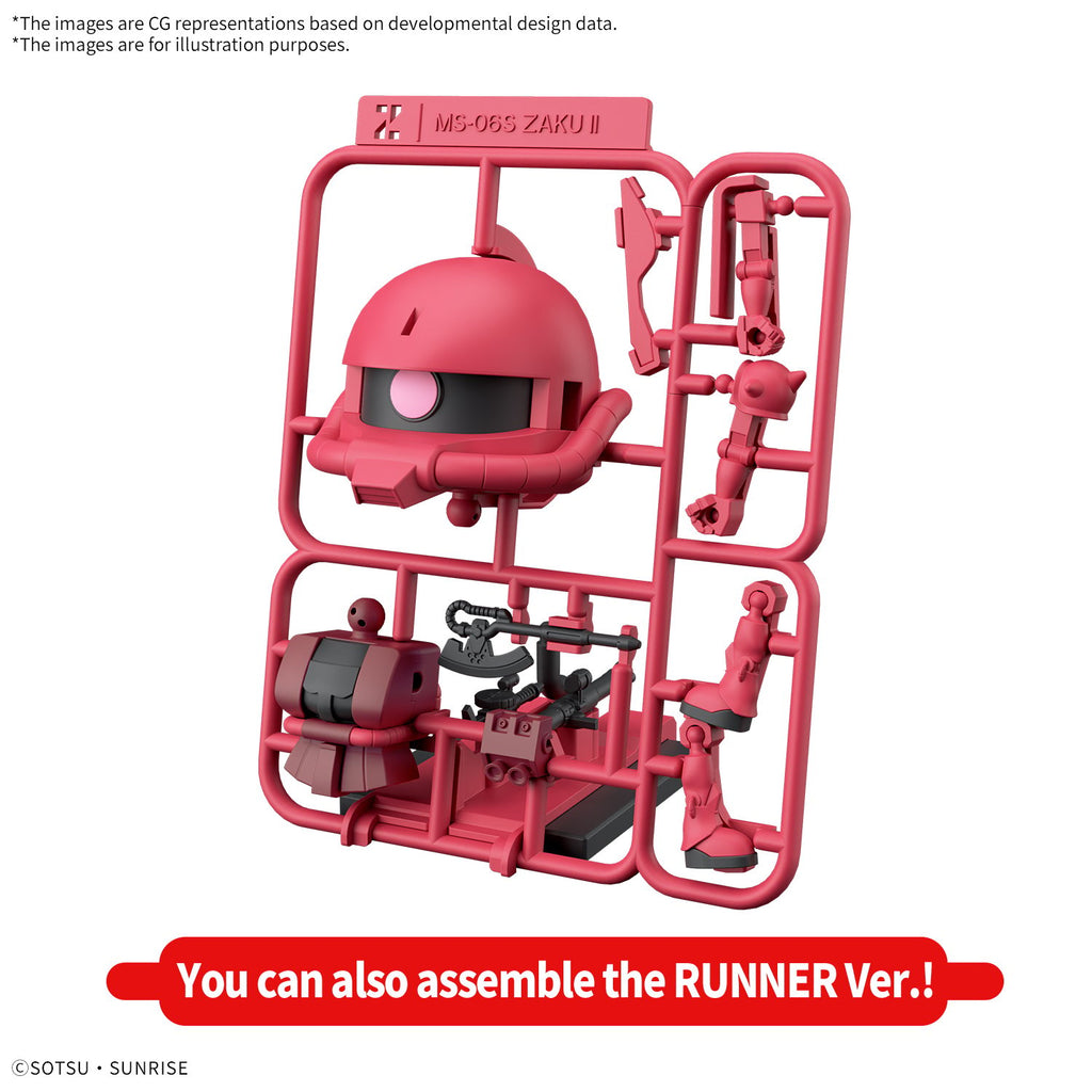 1/1 CHARZAKU-KUN DX SET (With Runner)