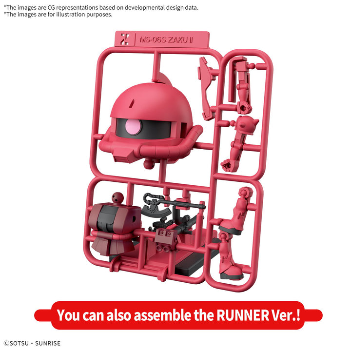 1/1 CHARZAKU-KUN DX SET (con Runner)