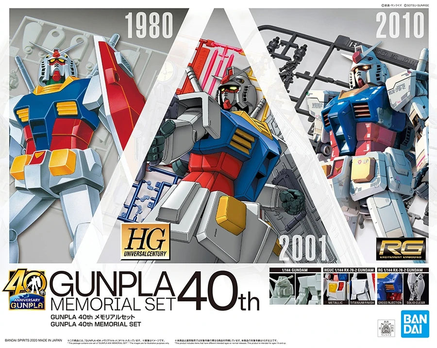 GUNPLA EXPO 2020 EVENT LIMITED GUNPLA 40th MEMORIAL SET