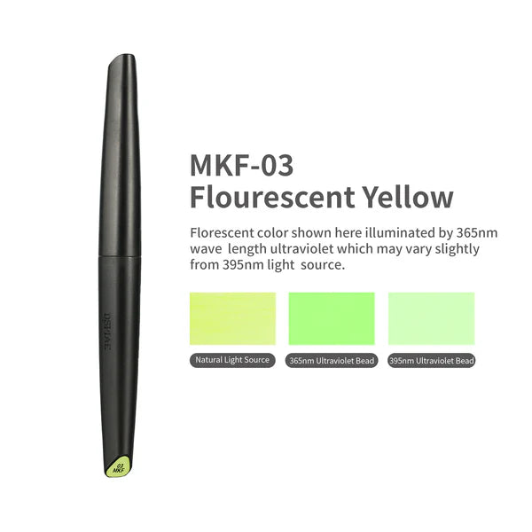 DSPIAE MKF SERIES Wasserbasierte Fluoreszenz Brush-Marker