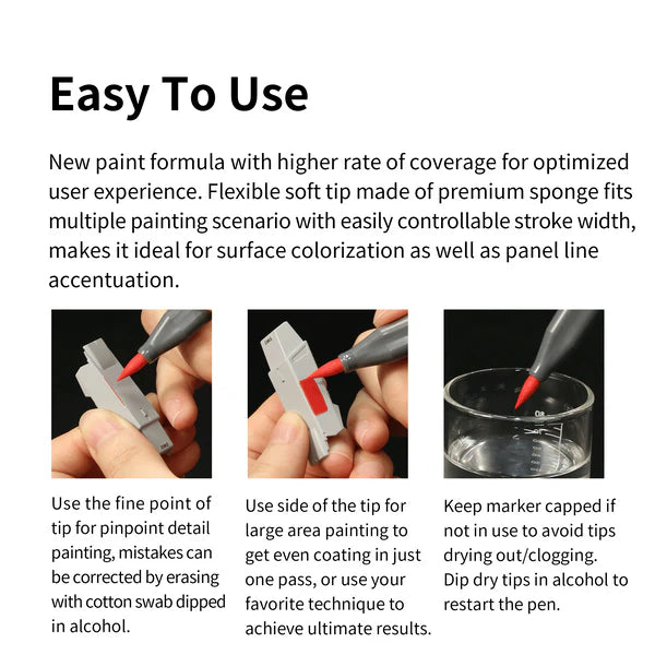 DSPIAE MK-SERIES Wasserbasierte Brush-Marker