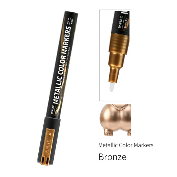 DSPIAE MKA-SERIES Ölbasierte Super Metallic Color Marker