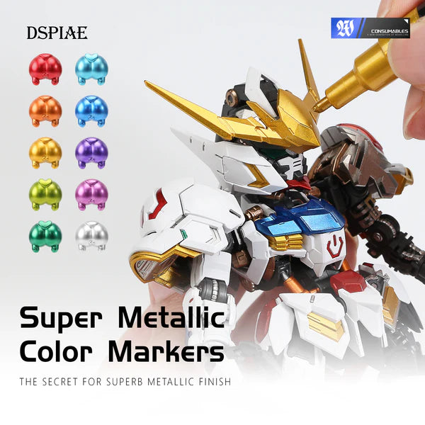 DSPIAE MKA-SERIES Ölbasierte Super Metallic Color Marker