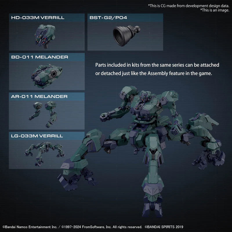 30MM ARMORED CORE VI BD-011 MELANDER LIGER TAIL