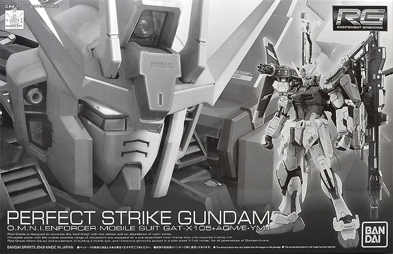 PREMIUM BANDAI RG GAT-X105+AQM/E-YM1 PERFECT STRIKE GUNDAM