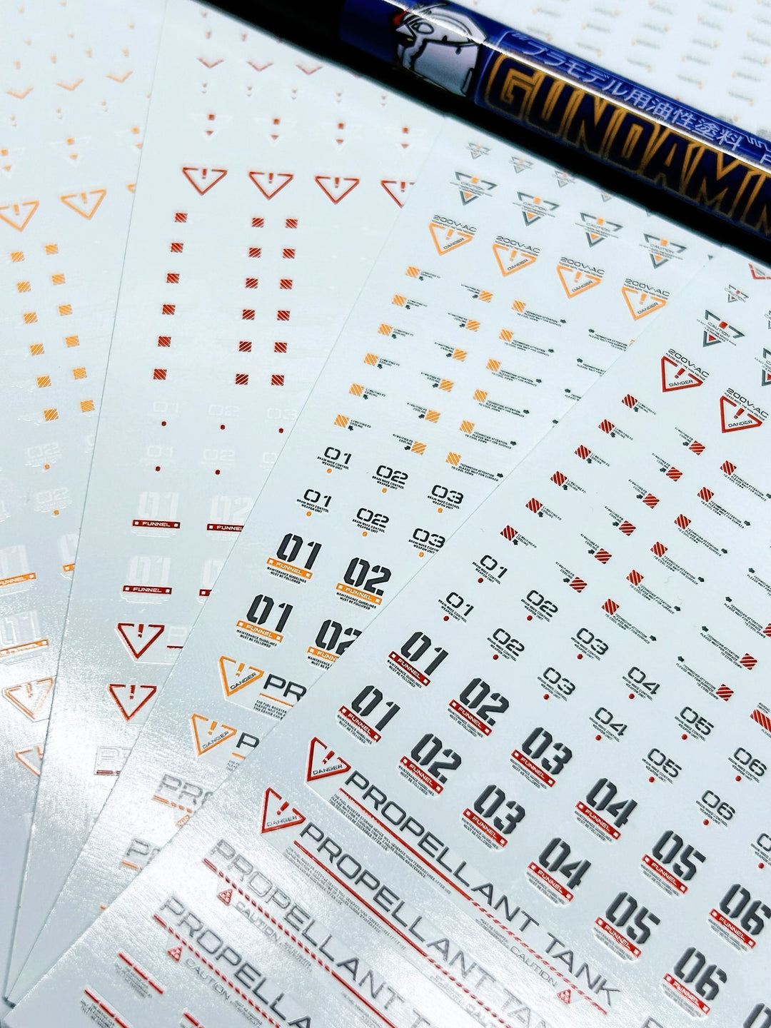 EVO Studio Universal Caution Decals (Monster Series) | Heavy Duty Edition