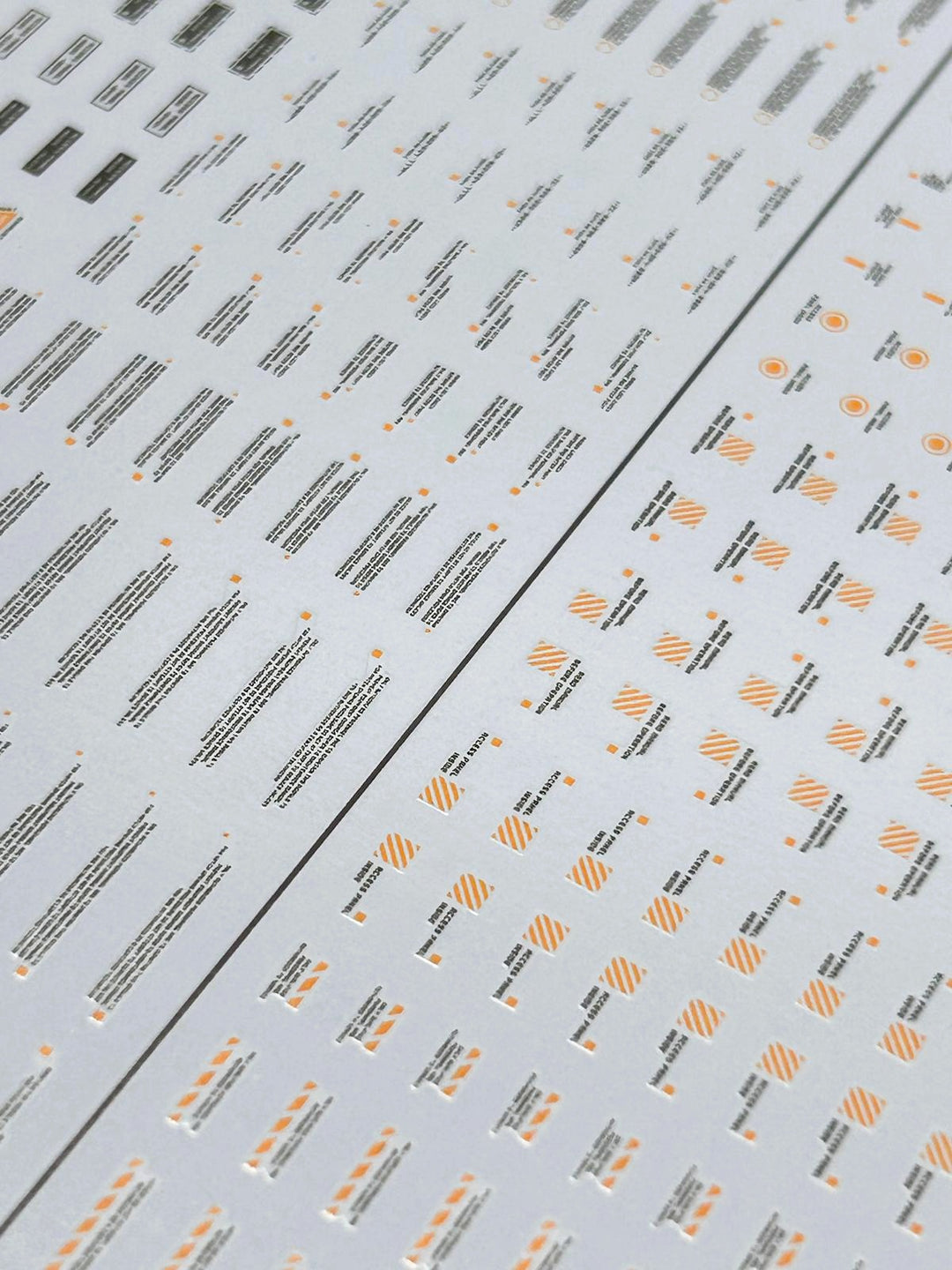EVO Studio Universal Caution Decals (HD Series) | Monochrome Edition