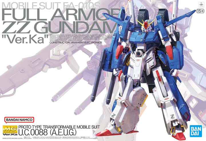 MG FA-010S FULL ARMOR ZZ GUNDAM VER.KA