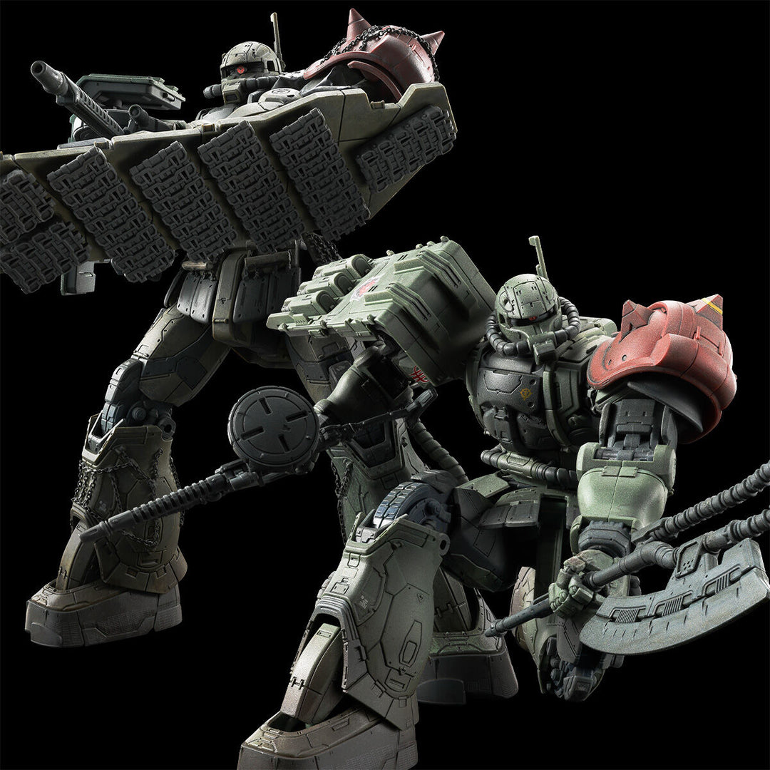 PREMIUM BANDAI HG Zaku II FType LeSean &amp; Zaku II (Unidentified Type) LeSean (RFV)