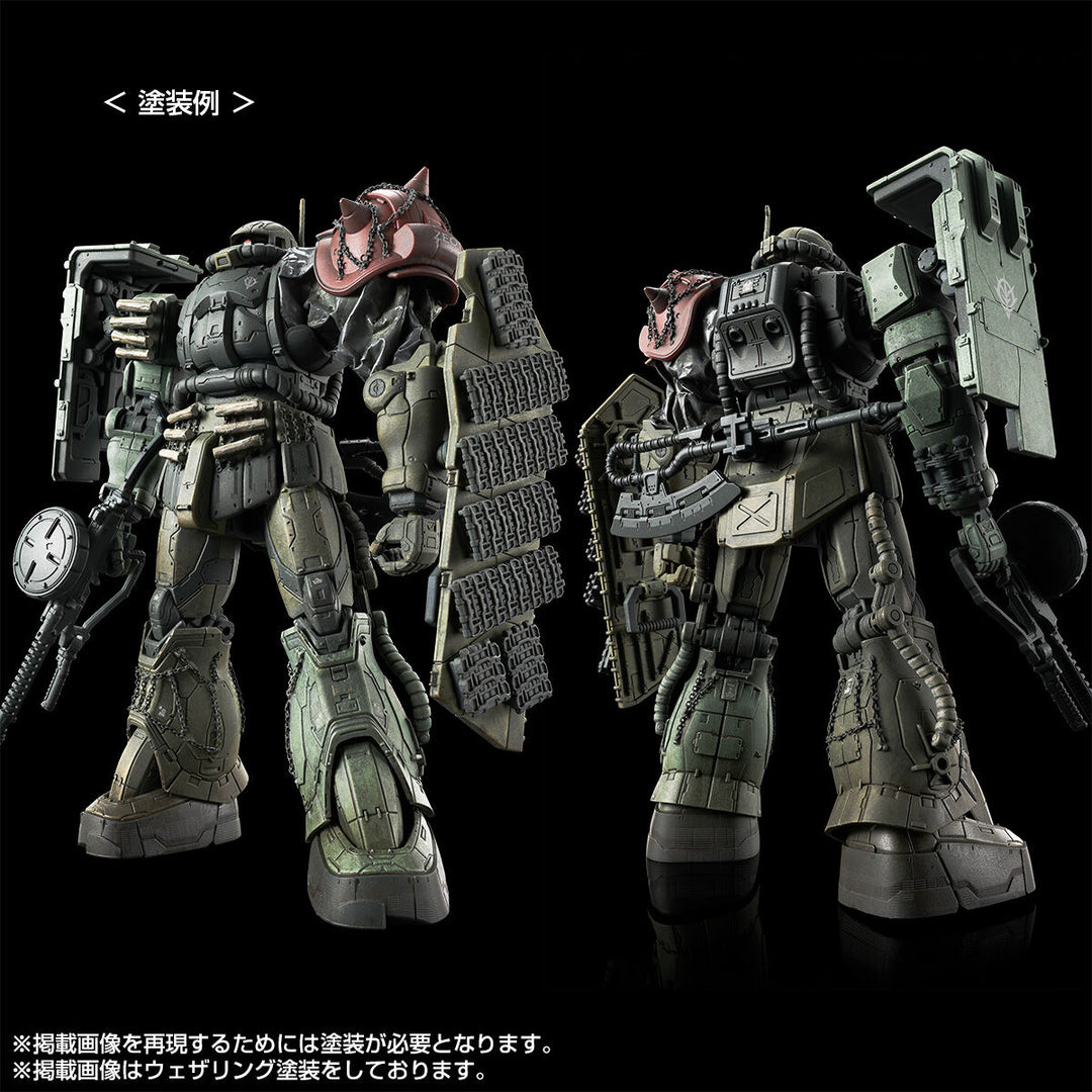 PREMIUM BANDAI HG Zaku II FType LeSean &amp; Zaku II (Unidentified Type) LeSean (RFV)