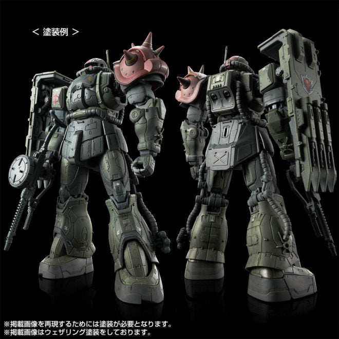 PREMIUM BANDAI HG Zaku II F Type Chubs &amp; Kale + Zaku II (Unidentified Type) Solari Custom Parts Set (RFV)
