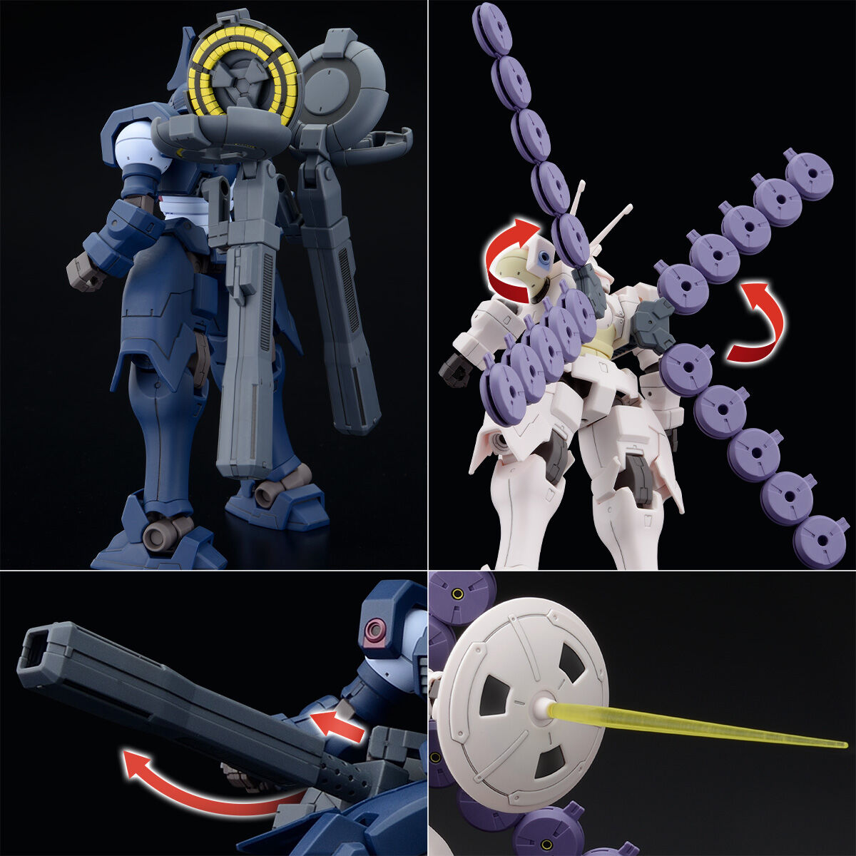 PREMIUM BANDAI HG OZ-13MSX1B-S VAYEATE SUIVANT & OZ-13MSX2B-S MERCURIUS SUIVANT