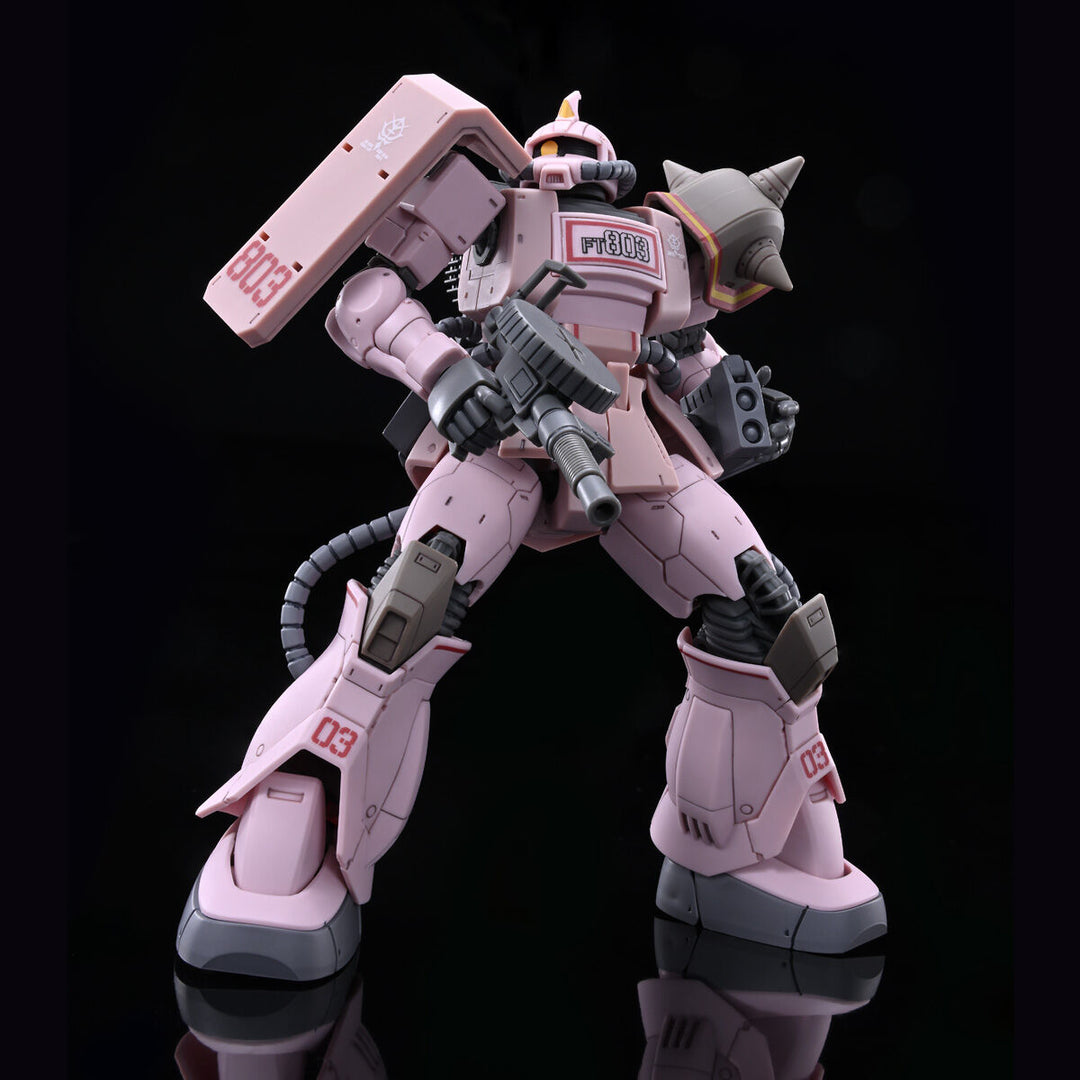 PREMIUM BANDAI HG MS-06D Zaku Desert Type Pink Panther Forces