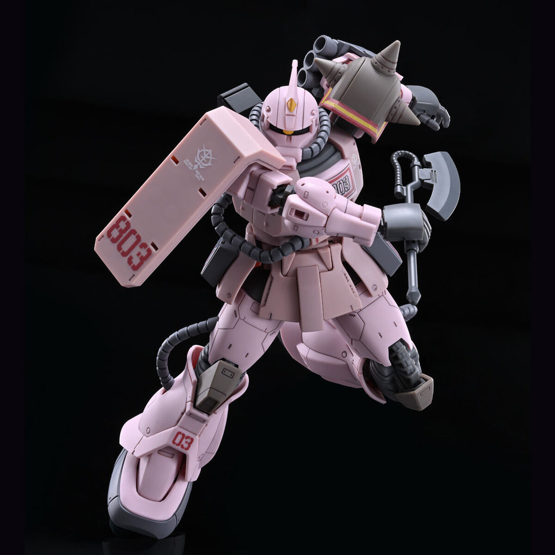 PREMIUM BANDAI HG MS-06D Zaku Desert Type Pink Panther Forces