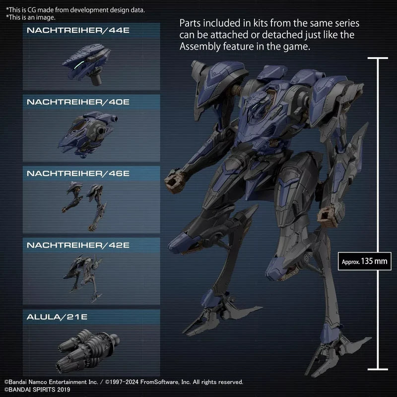 30mm Armored Core VI Schneider Night Heron/40E Steel Haze