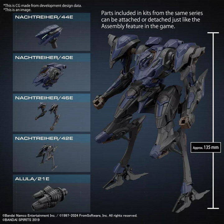 30mm Armored Core VI Schneider Night Heron/40E Steel Haze