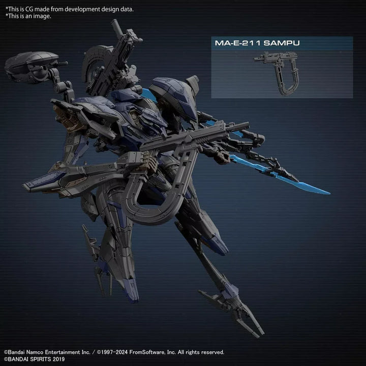 30mm Armored Core VI Schneider Night Heron/40E Steel Haze