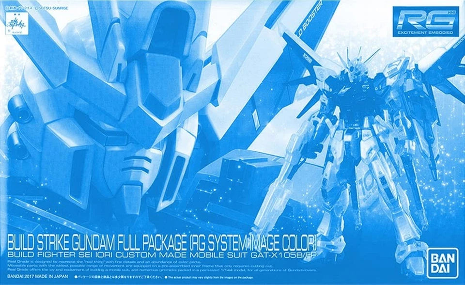 PREMIUM BANDAI RG GAT-X105B/FP BUILD STRIKE GUNDAM FULL PACKAGE (RG SYSTEM IMAGE COLOR)
