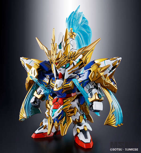 SD THREE KINGDOMS ZHAO YUN 00 GUNDAM & BLUE DRAGON