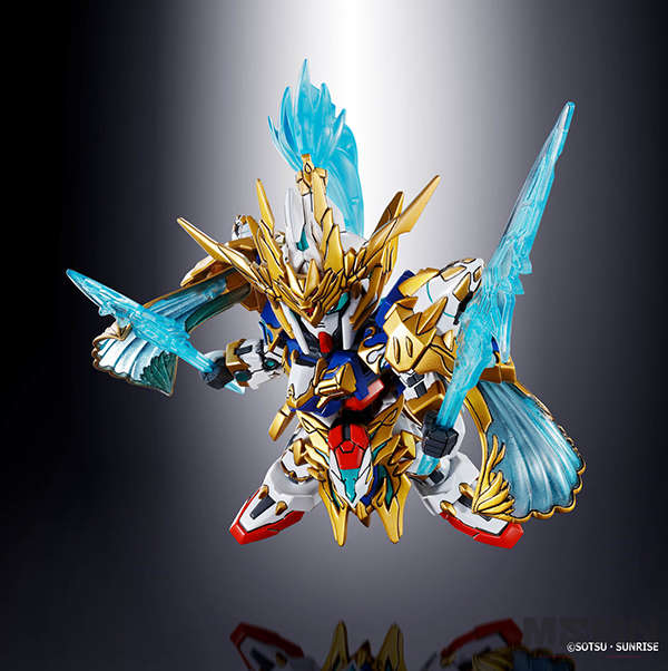 SD THREE KINGDOMS ZHAO YUN 00 GUNDAM & BLUE DRAGON